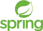 A transparent spring logo